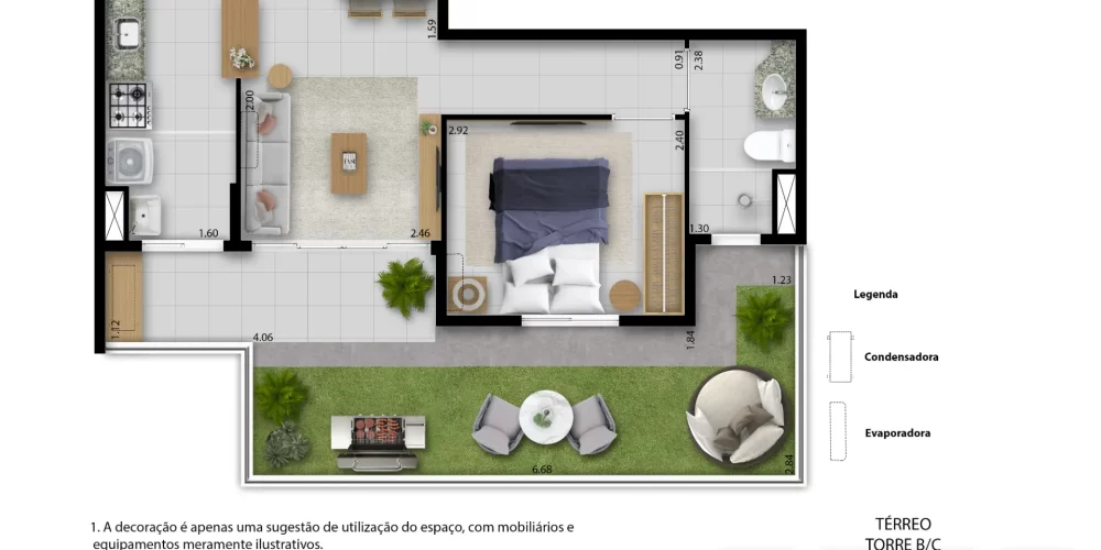 Tipo Meio com Garden