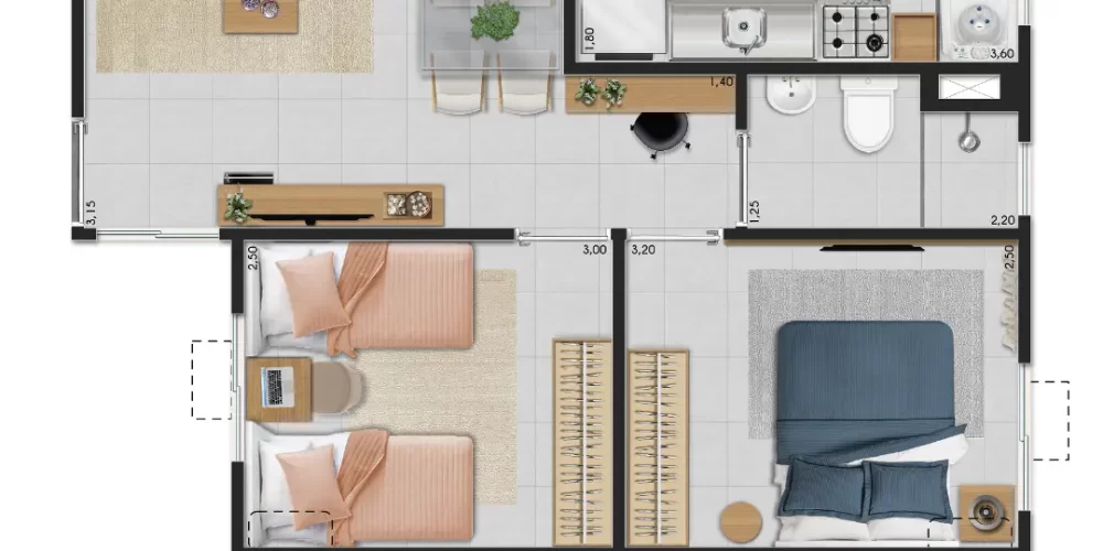 térreo sem garden conquista messejana