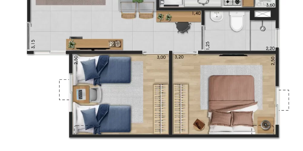 apartamento tipo R06 conquista messejana