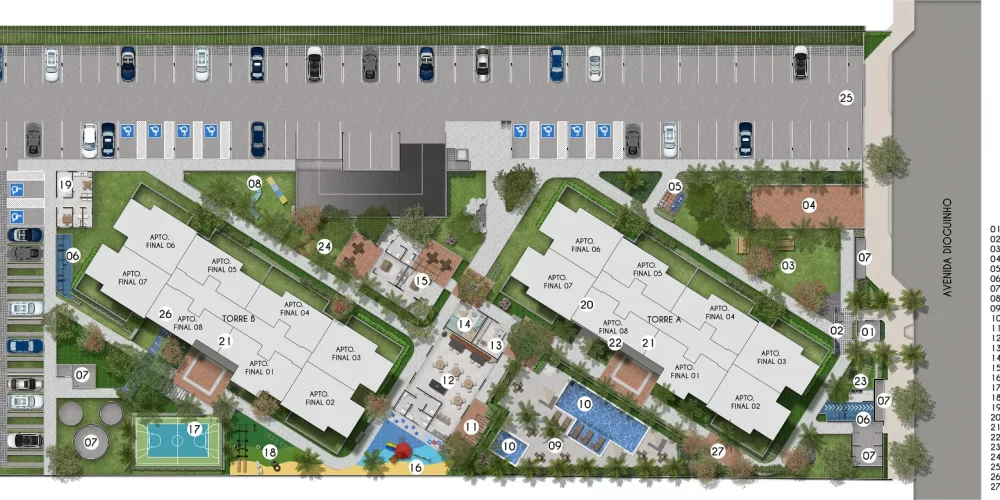 Estilo Praia Implantação